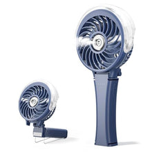 Load image into Gallery viewer, HandFan Upgraded Handheld Misting Fan, Two Button Easy Operation, Rechargeable Portable Mister Fan, Spray Water Mist Fans, Mini Electric Cooling Fans for Travel, Outdoors, Disney(Royal Blue), RoyalBlue_1
