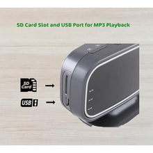 Load image into Gallery viewer, HANNLOMAX HX-153CR Alarm Clock Radio, AM/FM, Bluetooth, USB/SD (Purple)_4908
