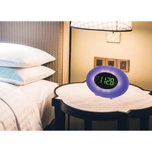 Load image into Gallery viewer, HANNLOMAX HX-162CR Alarm Clock Radio, RGB Mood Light (Silver)_4591
