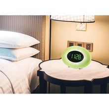 Load image into Gallery viewer, HANNLOMAX HX-162CR Alarm Clock Radio, RGB Color Mood Light (Pink)_4781
