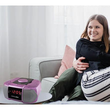 Load image into Gallery viewer, HANNLOMAX HX-334CD CD Player with Alarm Clock Radio (Purple)_5074

