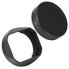 Load image into Gallery viewer, Haoge LH-S245N Bayonet Square Metal Lens Hood for Sony FE 50mm F2.5 G FE 40mm F2.5 G FE 24mm F2.8 G Lens,Sony RX1R III/M3/RX1R2 Camera Shade with Cap_1
