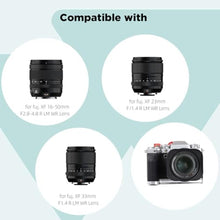 Load image into Gallery viewer, Haoge LH-X33 Lens Hood Metal Square Bayonet for Fujinon XF16-50mm F2.8-4.8 R LM WR,XF33mm F1.4 R WR Lens, Fuji XF 33mm f/1.4 R LM WR Hood Shade, BlackNotwithMetalFrontCap_8258
