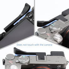 Load image into Gallery viewer, Haoge Metal Thumb Up for Sony 7CII,7CR Alpha 7CII,ILCE-7CII,A7CR Digital Camera Accessories (Not Fits A7C) Black THB-A7CII-B Hot Shoe Rest Hand Grip_8352

