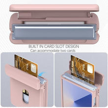 Load image into Gallery viewer, Haoseny for Samsung Galaxy Z Flip 7 Case with Wallet, Card Slot Holder Hinge Protection Full Body Shockproof Case Phone Cover 5G 2025 (Pink)_3570
