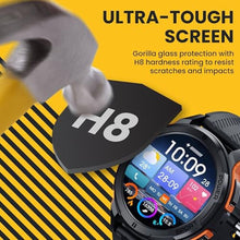 Load image into Gallery viewer, Hard Hat Watches - Rugged Smart Watch for Men, Foreman Smartwatch, Waterproof Digital Watch for The Toughest Jobs, with Fitness Trackers, Heart Rate Monitor, IP68, Pedometer, Workout Modes and More, Orange_1215
