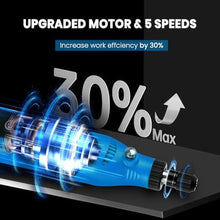 Load image into Gallery viewer, HARDELL Mini Cordless Rotary Tool 4V, 5-Speed 42pcs DIY Craft Tool Kit, Blue_17
