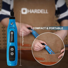 Load image into Gallery viewer, HARDELL Mini Cordless Rotary Tool 4V, 5-Speed 42pcs DIY Craft Tool Kit, Blue_20
