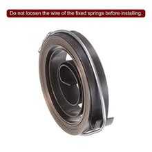 Load image into Gallery viewer, HARFINGTON Drill Press Return Spring, 53 x 10 x 0.8mm Quill Spring Feed Return Coil Spring Assembly Spring Steel Chemical Blackening Finish for Drill Press_113
