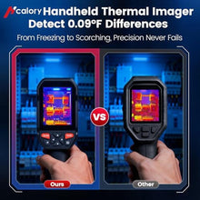 Load image into Gallery viewer, Hcalory T2-G 3.5" Thermal Camera 512*384 TISR Resolution Handheld Thermal Imager 6-Hour Battery Life with Video Recording and Wireless Connection Supported -4F~1022F Infrared Imager with PC Software_2105

