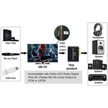Load image into Gallery viewer, HDMI ARC Adapter, Tendak ARC Audio Extractor with Digital Optical TOSLINK SPDIF/Coaxial and Analog 3.5mm L/R Stereo Audio Converter for HDTV Soundbar Speaker Amplifier, HDMIARCAudioExtractor_8088
