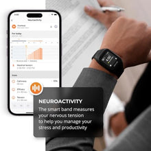 Load image into Gallery viewer, HEALBE GoBe3 Smart Health Tracker for Calories, Sleep, Stress &amp; Nervous System Balance, Free app Obsidian_46
