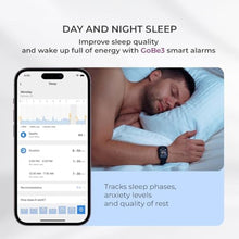 Load image into Gallery viewer, HEALBE GoBe3 - Wearable Health, Fitness and Activity Tracker with Automatic Tracking of Calorie Intake and Burning, Water Balance, Heart Rate, Sleep, Neuroactivity, and Stress/Free app, Aquamarine_54
