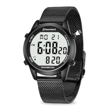 Load image into Gallery viewer, Hearkent Pedometer Talking Watch with EL Backlight,English Announces-2306, black_1
