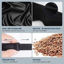 Load image into Gallery viewer, Heated Eye Mask, Dry Eye Mask Heat Eye Compress with Flaxseed, Warm Eye Compress Heating Pad with Temperature Timer Control for Sleep, Blepharitis, Dark Circles, MGD, Puffy Eyes, Blue_935
