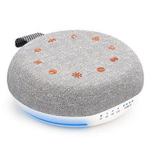 Load image into Gallery viewer, Heavtuen,White Noise Machine,Portable Sound Machine with 40 Soothing Sounds, USB Rechargeable,Sleep Sound Timer &amp; Night Light for Baby Kids Adults, Grey_1
