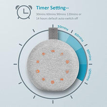 Load image into Gallery viewer, Heavtuen,White Noise Machine,Portable Sound Machine with 40 Soothing Sounds, USB Rechargeable,Sleep Sound Timer &amp; Night Light for Baby Kids Adults, Grey_7030
