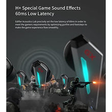 Load image into Gallery viewer, HECATE by Edifier GX07 Wireless Gaming Earbuds, Active Noise Cancelling Bluetooth Earbuds with 6 Microphones, LHDC/AAC, Ultra Low Latency, Dual Modes, App Control, RGB Light, 32.5h Playtime - Grey_2159
