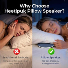 Load image into Gallery viewer, heetipuk 2026 Pillow Speaker,Bluetooth Pillow Speakers for Sleeping,Ultra-Thin Under Pillow Speakers with White Noise Timer,Flat Under Pillow Speaker for Side Sleeper,Wireless Sleep Aid for Adult, LightBlue_2262
