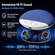 Load image into Gallery viewer, heetipuk 2026 Pillow Speaker,Bluetooth Pillow Speakers for Sleeping,Ultra-Thin Under Pillow Speakers with White Noise Timer,Flat Under Pillow Speaker for Side Sleeper,Wireless Sleep Aid for Adult_194
