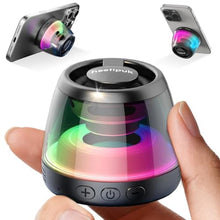 Load image into Gallery viewer, heetipuk Magnetic Bluetooth Speaker, Mini Speaker, Teen Gift Ideas, Loudspeaker with Bass Diaphragm, 5W Internal-Magnet Speaker, 7H Playtime,TWS, RGB Light, TF Card Slot_1
