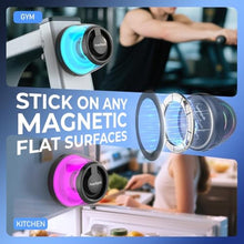 Load image into Gallery viewer, heetipuk Magnetic Bluetooth Speaker, Mini Speaker, Teen Gift Ideas, Loudspeaker with Bass Diaphragm, 5W Internal-Magnet Speaker, 7H Playtime,TWS, RGB Light, TF Card Slot_1203
