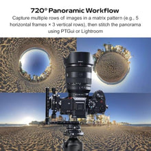 Load image into Gallery viewer, HEIPI Panoramic Panning Base 360 ARCA-Type, Bubble Level, 22lbs, Black_138
