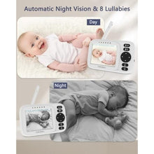 Load image into Gallery viewer, HelloBaby Baby Monitor No WiFi 3.2" Screen, USB Cable Video Baby Monitors, White_827
