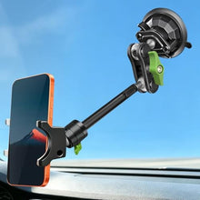 Load image into Gallery viewer, HEMMOTOP Car Phone Holder, Strong Windshield Suction Cup Mount, 12in, BlackandGreen_1
