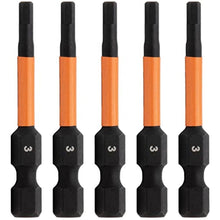 Load image into Gallery viewer, Hex 3mm Impact Driver Bit - Railer Allen Wrench Drill Hex Bits. 1/4 Quick Release S2 Steel 2 inch 3mm Hex Bits. (5 Pack)_1
