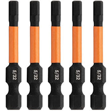 Load image into Gallery viewer, Hex 5/32" Impact Driver Bit - Railer Allen Wrench Drill Hex Bits. 1/4 Quick Release S2 Steel 2 inch 5/32" Hex Bits. (5 Pack)_1
