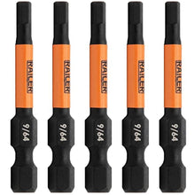 Load image into Gallery viewer, Hex 9/64" Impact Driver Bit - Railer Allen Wrench Drill Hex Bits. 1/4 Quick Release S2 Steel 2 inch 9/64" Hex Bits. (5 Pack)_1
