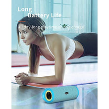 Load image into Gallery viewer, HEYSONG Portable Bluetooth Speaker, Waterproof Wireless Shower Speakers with Good Bass, IPX7 Floating, 5000mAh, TF Card, Loud Sound for Beach, Pool, Kayak Accessories, Gifts for Women, Girl-Sky Blue, SkyBlue_6966
