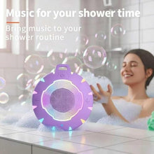Load image into Gallery viewer, HEYSONG Waterproof Shower Bluetooth Speaker, Durable &amp; Portable with Clear Sound, Ideal for Shower, Pool, Beach &amp; Kayaking Great Gift for Girls, Women &amp; Men, Purple_6820
