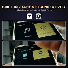 Load image into Gallery viewer, HIDIZS AP80 Pro MAX DAP MP3 Player with Bluetooth 5.1, 2.4G WiFi Hi-Res Streaming Playback, DLNA &amp; AirPlay Wireless, Dual ES9219C DAC Chips Hi-res Audio Player, 2TB SD Card Exention, Red Copper, RedCopper_506
