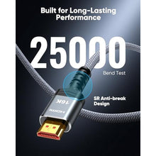 Load image into Gallery viewer, Highwings 16K 8K HDMI Cable 3.3FT, 96Gbps Ultra HD HDMI to HDMI 2.2 Cord, Grey_60
