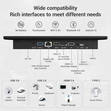 Load image into Gallery viewer, HIGOLEPC Fanless All-in-One Touchscreen Computer RK3399, Industrial Panel PC 10.1 Inch Rugged Android 12, 4GB RAM, 64GB ROM, 1280 * 800 IPS, RKGB_2160
