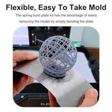 Load image into Gallery viewer, HIKUDIY 2 PCS Resin 3D Printer Flex Build Plate, Spring Steel Flexible Plate Flex Bed and Magnetic Base Platform for ELEGOO Mars 5/Mars 5 Ultra/Mars 4 LCD/Mars 4 Ultra LCD/DLP 3D Printer, 160x96mm_1169
