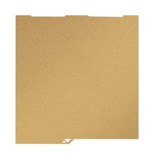 Load image into Gallery viewer, HIKUDIY 256x268mm PEI+PEI Double Side Build Plate for Anycubic Kobra 3 V2/Kobra 3/Combo/ACE Pro, 3D Printer Parts Textured PEI Spring Steel Plate Print Bed for Anycubic 3D Printers, GoldPEI_1

