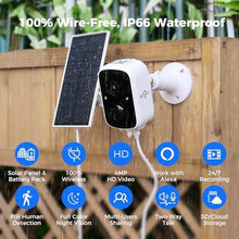 Load image into Gallery viewer, Hiseeu [32GB Preinstalled] Battery Powered Security Camera,Wireless Waterproof Outdoor Surveillance Camera No Month Fee Rechargeable Battery Operated Night Vision PIR Motion Detection_2574
