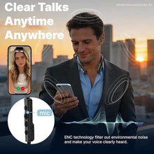 Load image into Gallery viewer, Hmusic H25 Neckband Bluetooth Headphones with 200hrs Long Battery Playtime, Black_466

