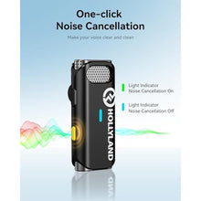 Load image into Gallery viewer, Hollyland Lark M1 Wireless Lavalier Microphone with Noise Cancellation, 656ft Transmission,8H Battery Life, Compact Wireless Lapel Microphone System for DSLR Cameras/iPhone/Android/Live Streaming, Black_884
