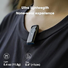 Load image into Gallery viewer, Hollyland Lark M1 Wireless Lavalier Microphone with Noise Cancellation, 656ft Transmission,8H Battery Life, Compact Wireless Lapel Microphone System for DSLR Cameras/iPhone/Android/Live Streaming, Black_885
