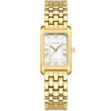Load image into Gallery viewer, HOLSTOUR Watches for Women Vintage Bracelet White Roman Dial Rectangular Case Gold Watch Waterproof with Tools, WhiteGold_1
