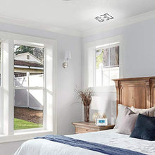 Load image into Gallery viewer, Homedics Dual Alarm Digital FM Clock Radio Time Projection, White_8732
