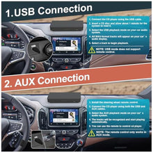 Load image into Gallery viewer, Homlab Cd Player for Car - External Car CD Player with Steering Wheel Remote, Plug &amp; Play USB/AUX Connection, Portable CD Player for Cars, Anti-Shock Noise Reduction, Hidden Cable Storage, Black_5827
