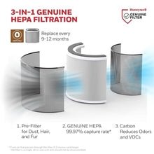 Load image into Gallery viewer, Honeywell Allergen Plus Compact HEPA Small Room Air Purifiers, White_555
