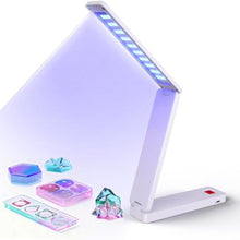 Load image into Gallery viewer, HOOTUU UV Resin Lamp, Foldable Rechargeable UV Light for Resin Curing, 40 LEDs High Power Resin Curing, Machine Portable UV Resin Light for Crafts, Small DIY Projects, WHITE_1
