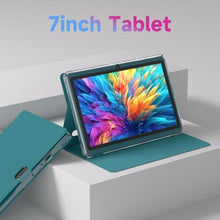 Load image into Gallery viewer, HOTTABLET Tablet 7Inch Android 14.0 with Protective Case, 8GB(3+5GB Expand) RAM+ 32GB ROM, IPS Screen, Dual Camera, Bluetooth 5.0 WiFi Tab (Navy), NavyBlue_301
