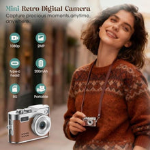 Load image into Gallery viewer, HOTU Keychain Camera, Mini Digital Camera 1080P HD with Flash Brown_2147

